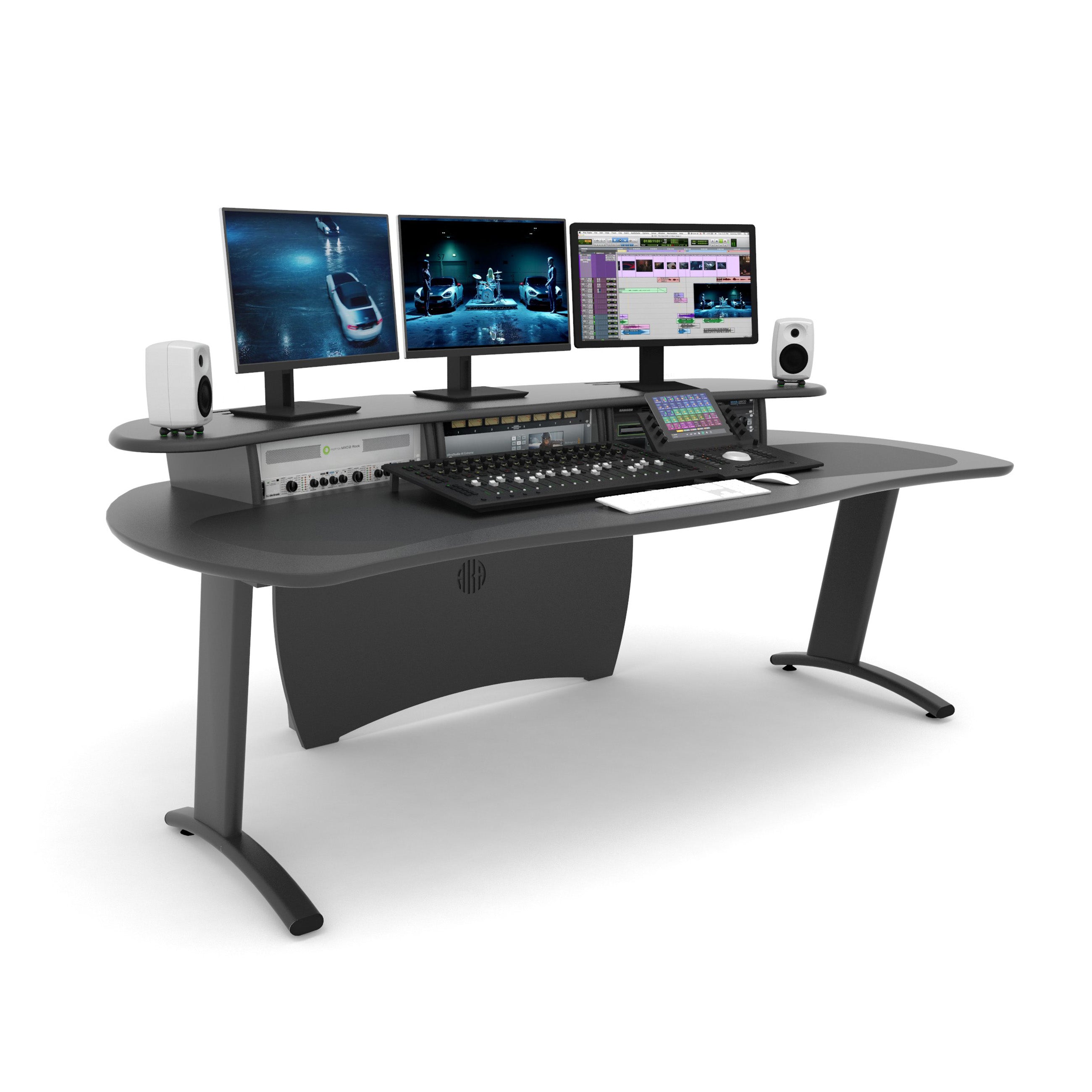 AKA Design ProEdit studio desk – Grey & Nero