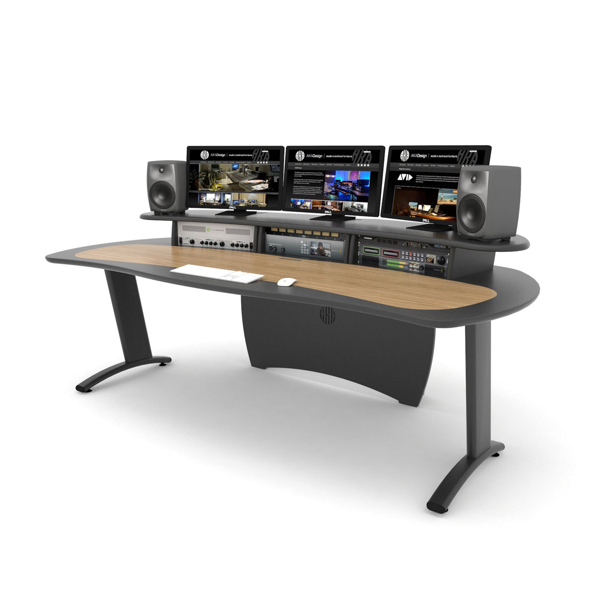 AKA Design ProEdit studio desk – Grey & Oak