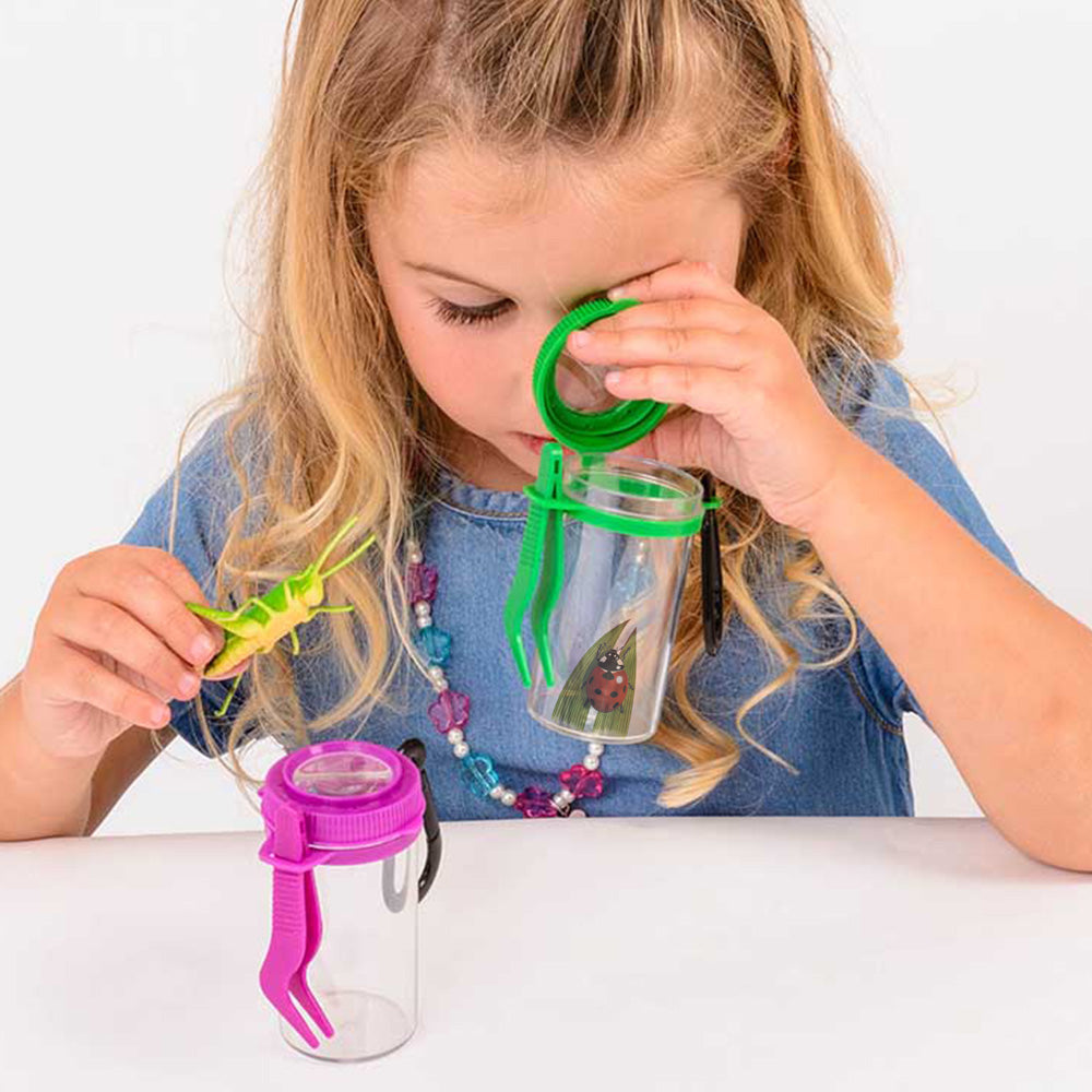 Clip -'n-' Go Bug jars , pack of 2
