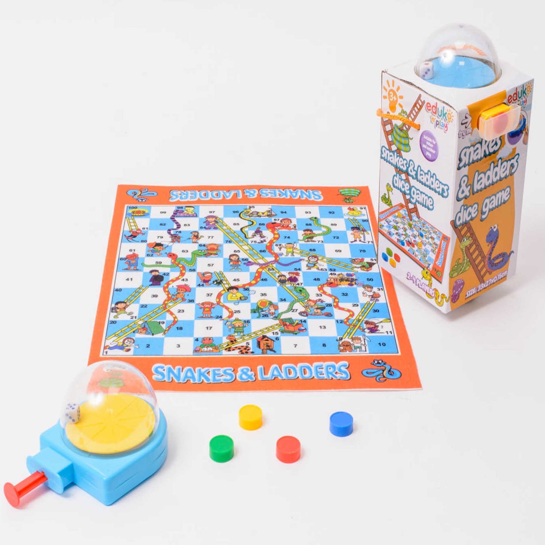 Snakes & Ladders Dice Game , each