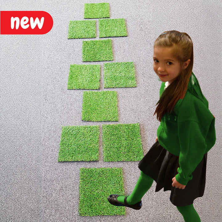Grass Shapes - Squares , pack of 10