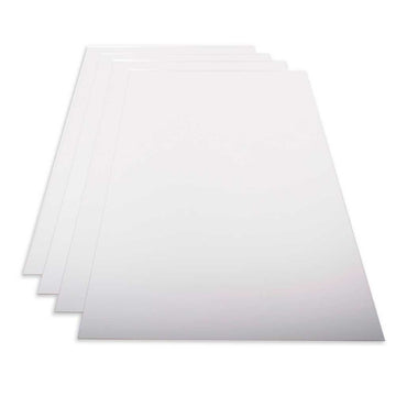 Double Sided Plastic Mirror 300mm , pack of 4