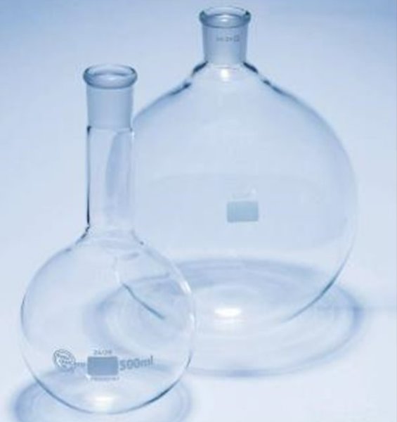 Quickfit Uniform Overall Height Round Bottom Flask 24/29 - 500mL