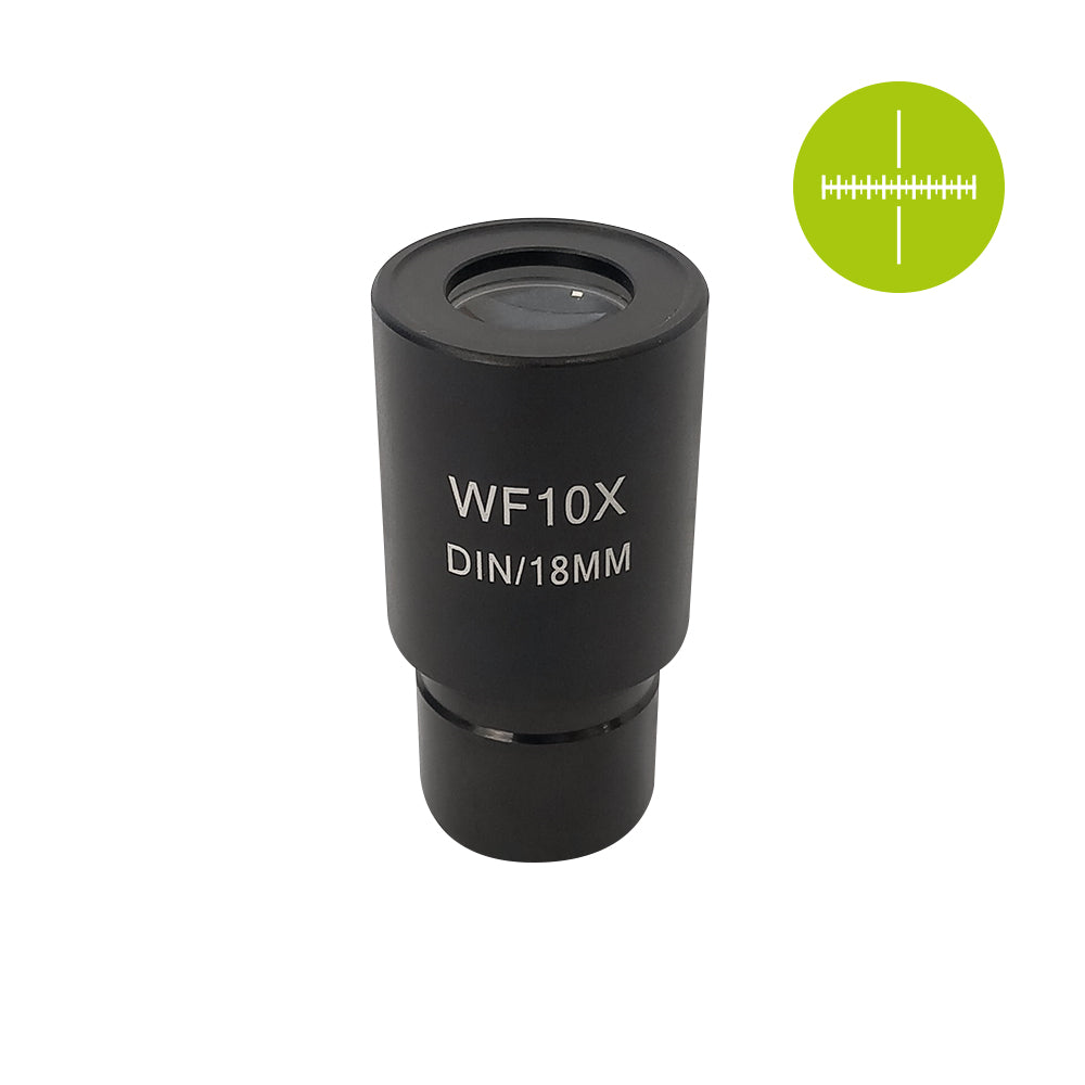 DuraLab Microscope Micrometer Eyepiece WF10x/18mm for DF-100 & DR Series