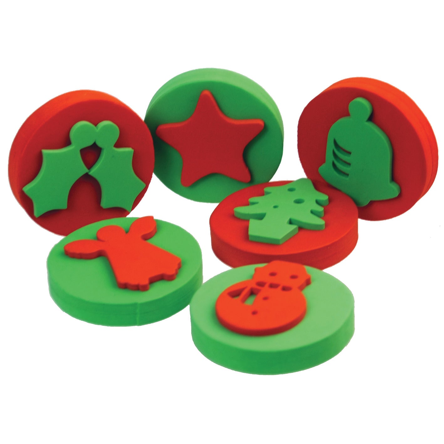 Christmas Palm Printers Pk 6