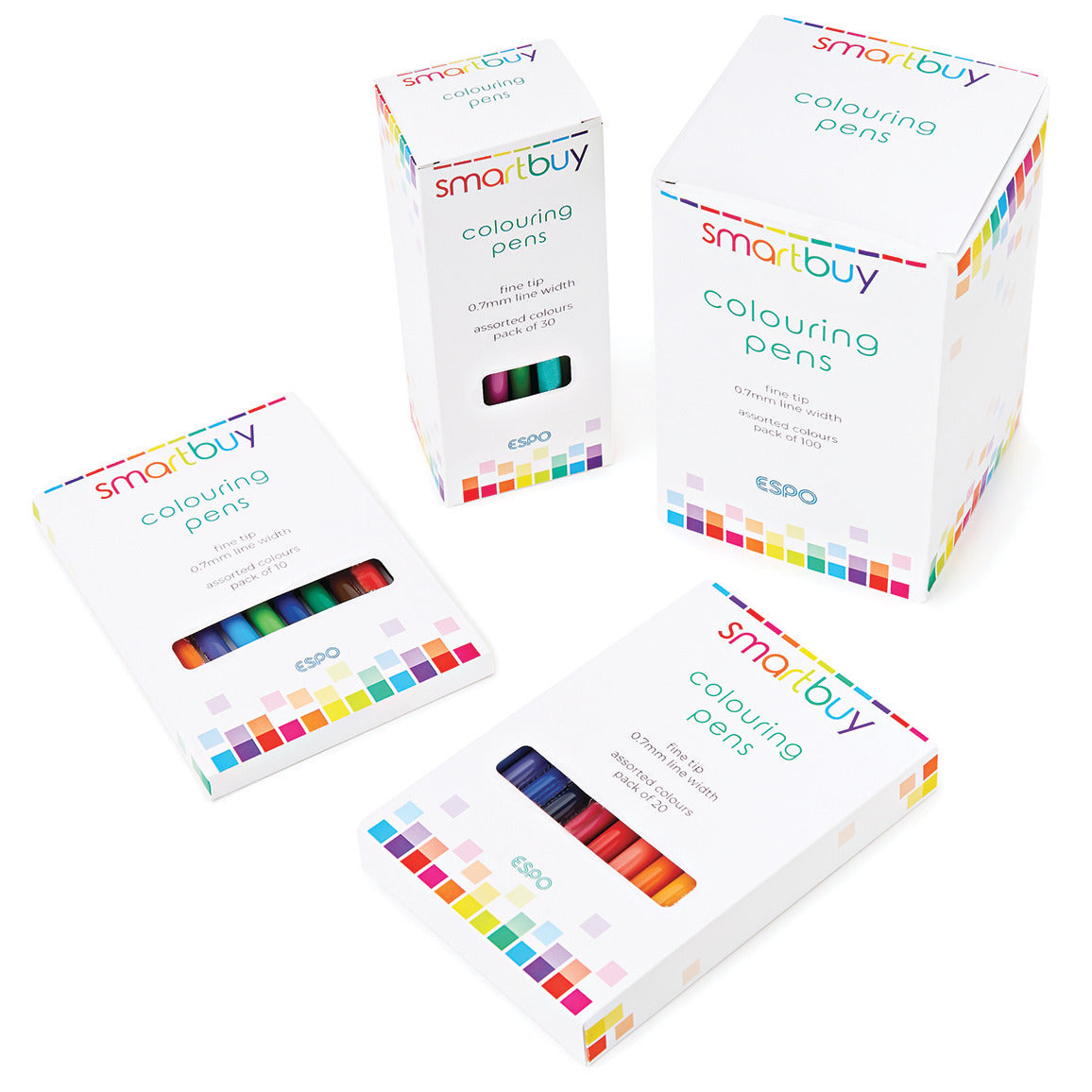 S-Buy Fine Tip Colour Pens Pk20