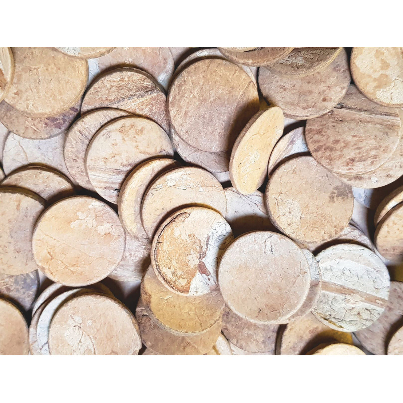 Coconut Shells Circles Natural 250G