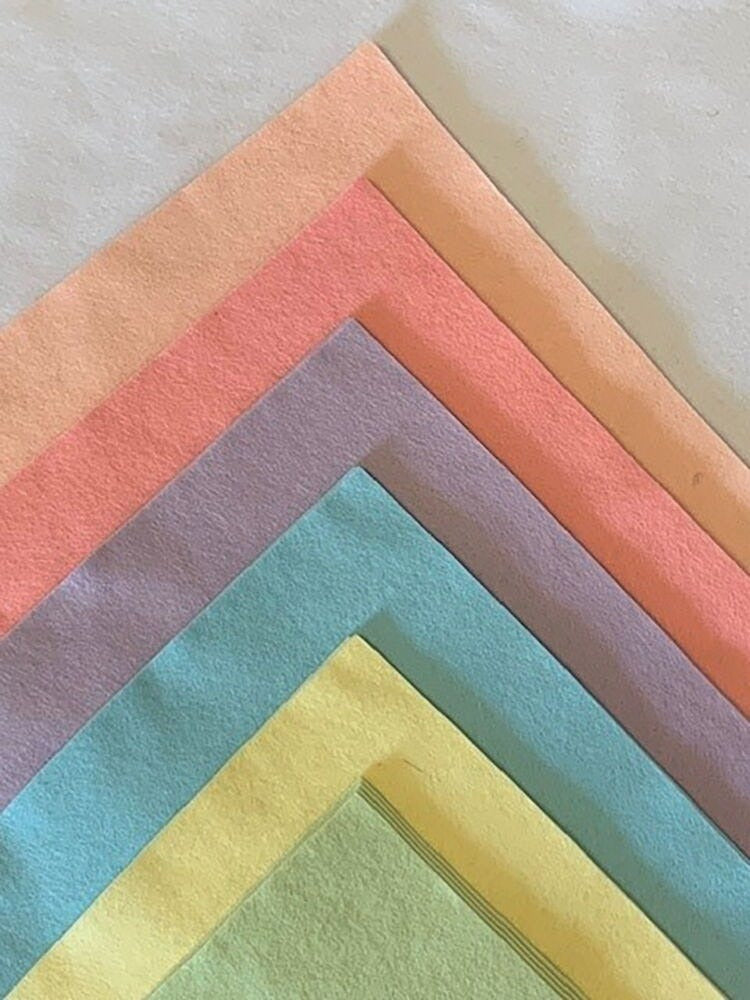 Felt Sq Pastel 300X300Mm Pk24
