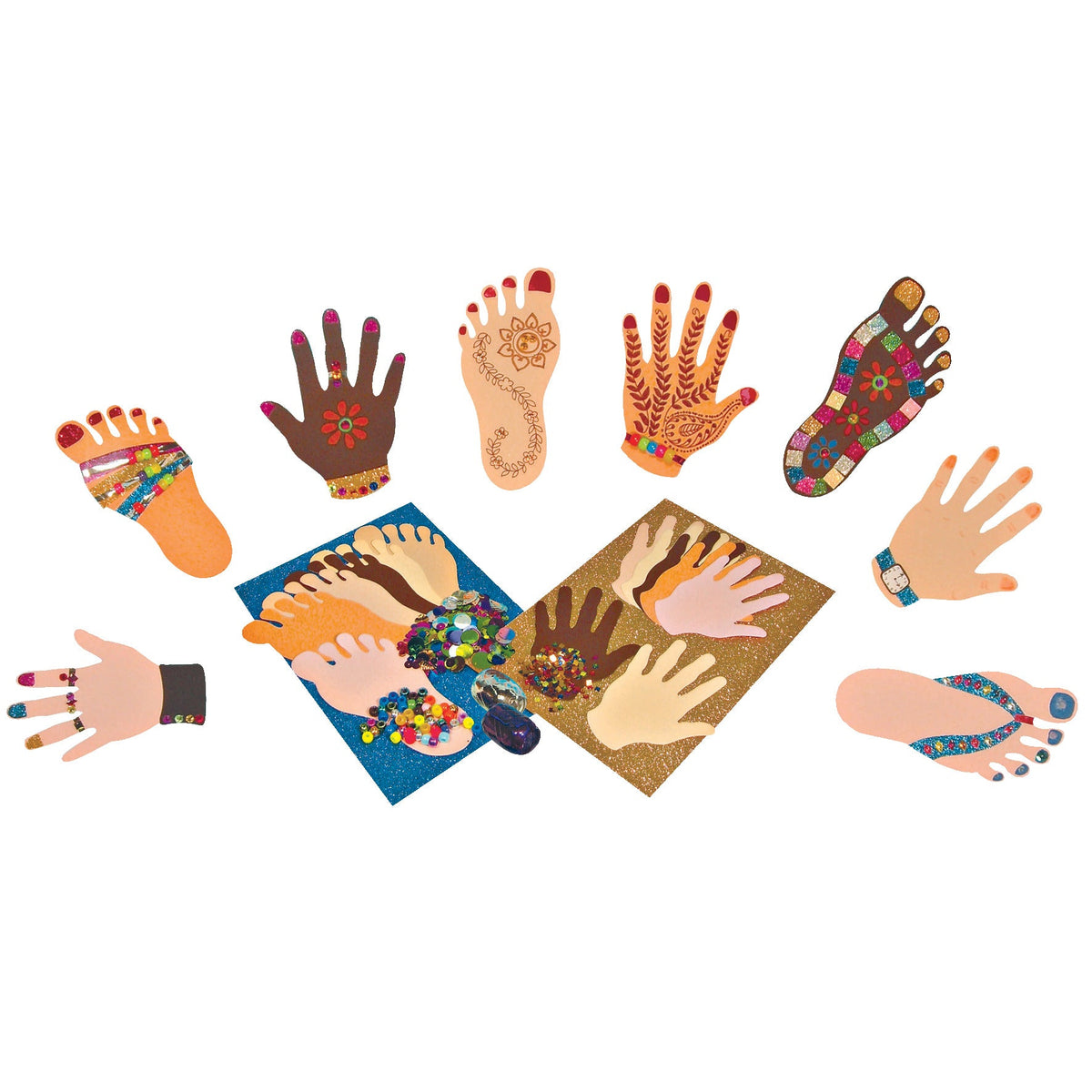 Hands-Feet Multicultural Pk 32