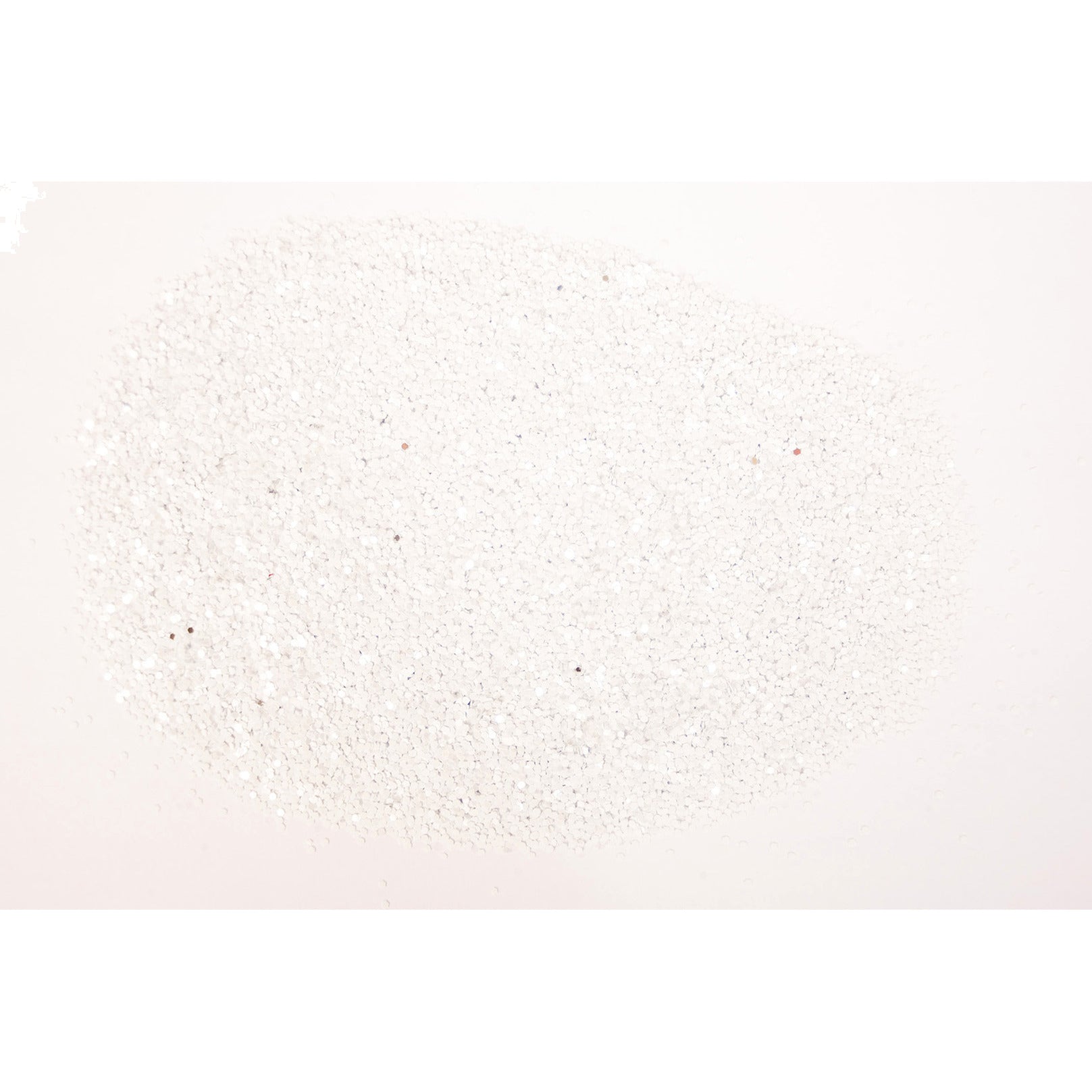 Plastic Glitter 500G - White
