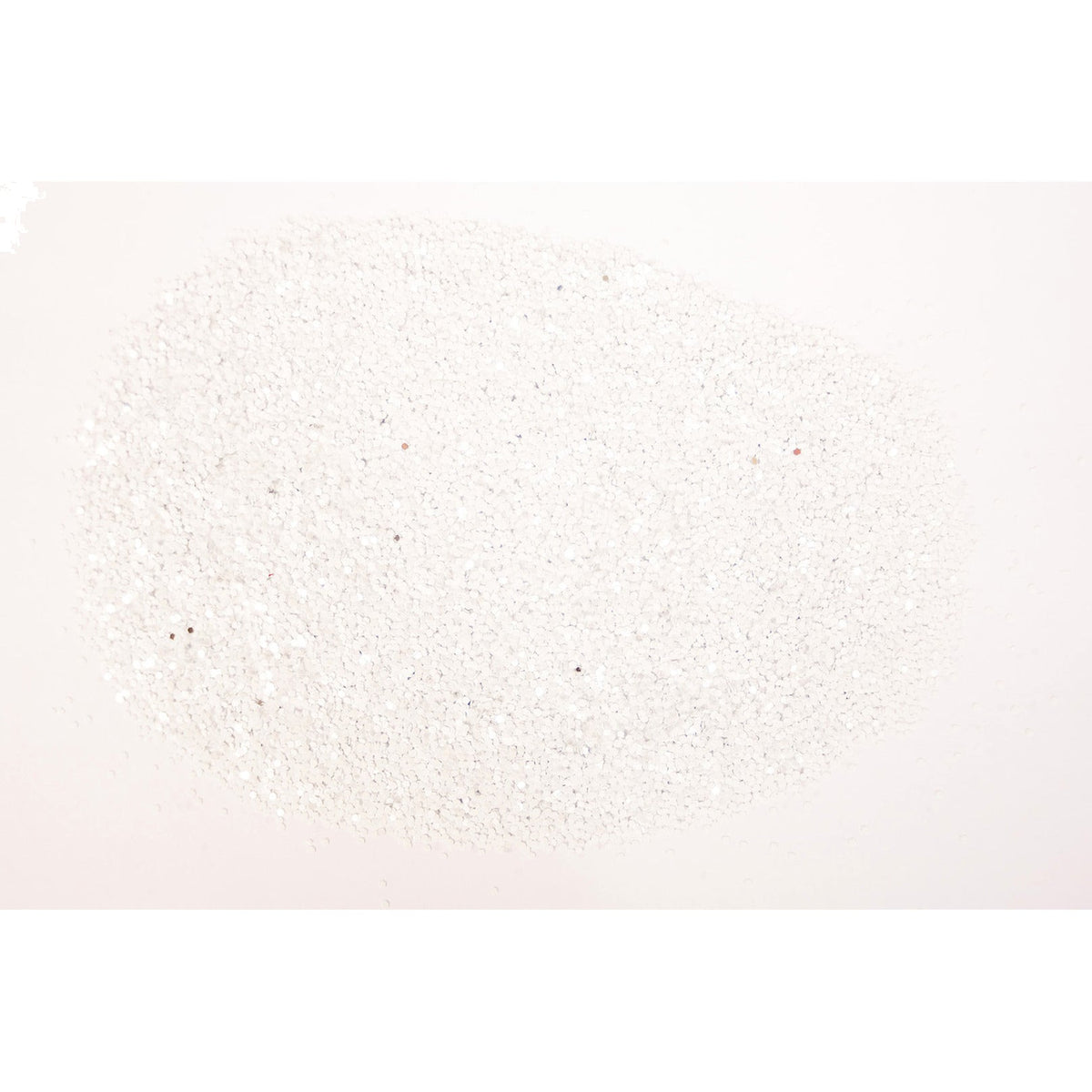 Plastic Glitter 500G - White