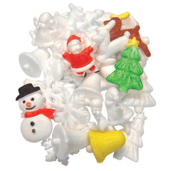 Polystyrene Christmas Shapes Pk35