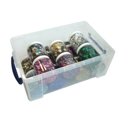 Sequins Bumper Tray 16 Tubs Ass.Col