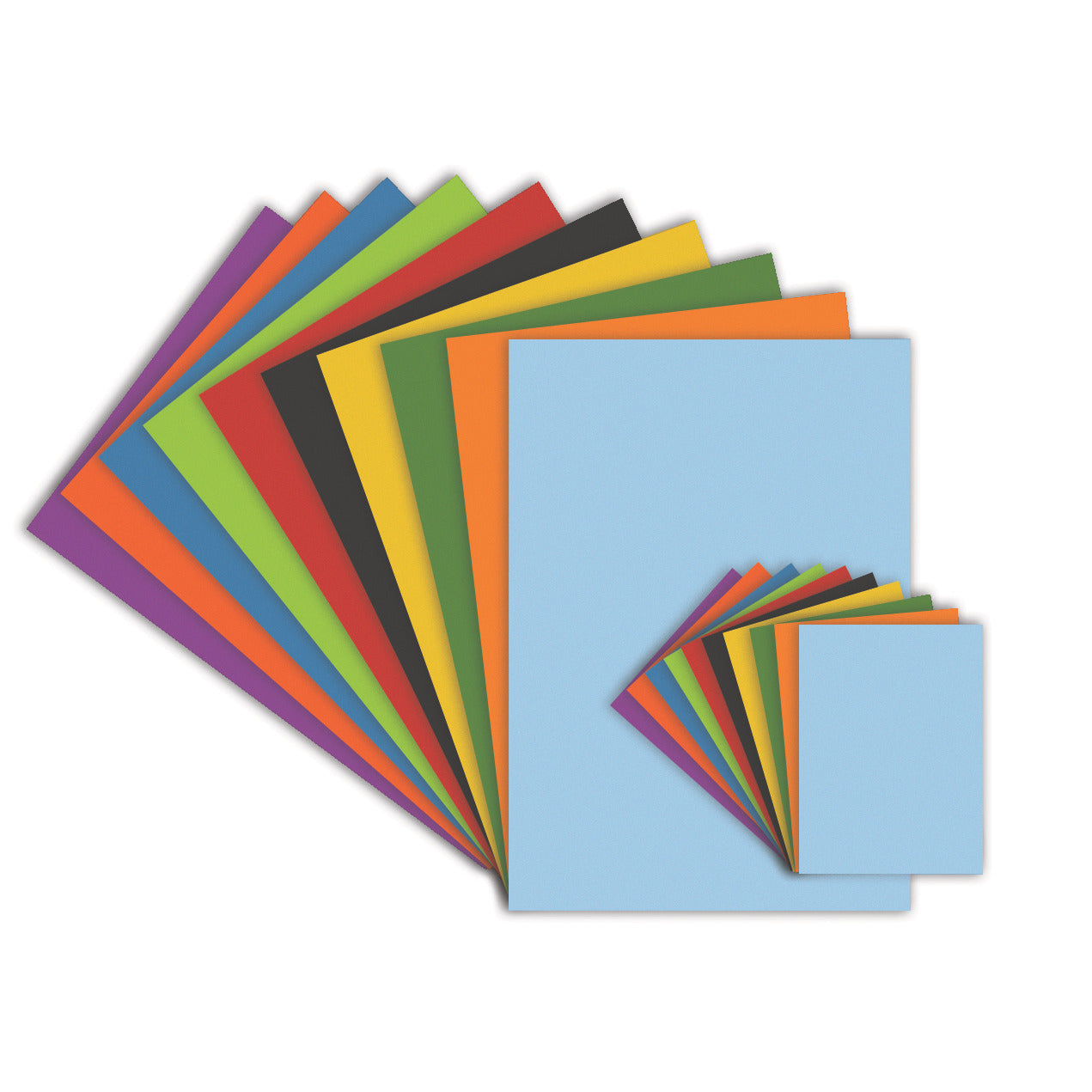 Card A4 10 Intensive Colours Pk 200