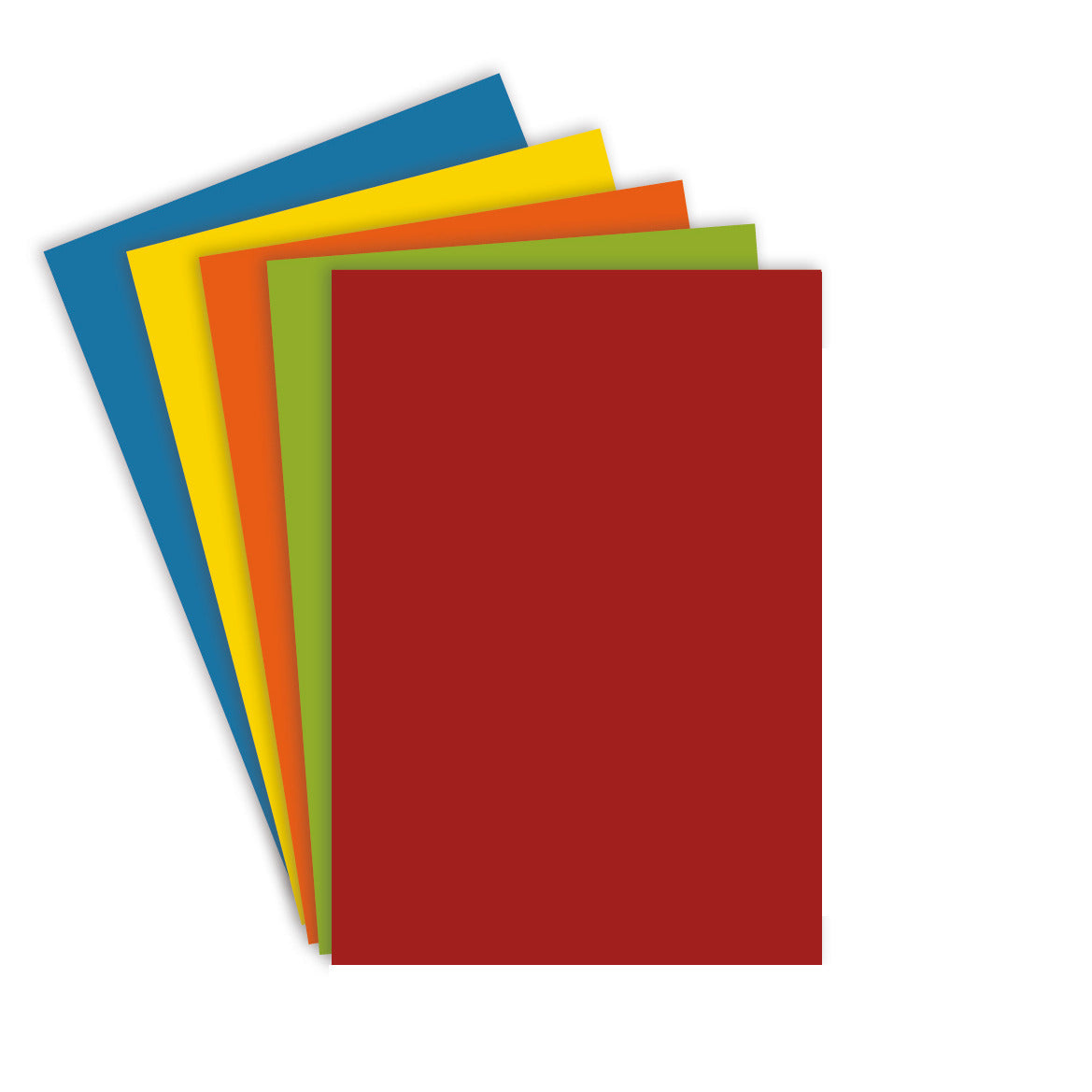 Card Bright Asstd 350Mic A4 Pk100