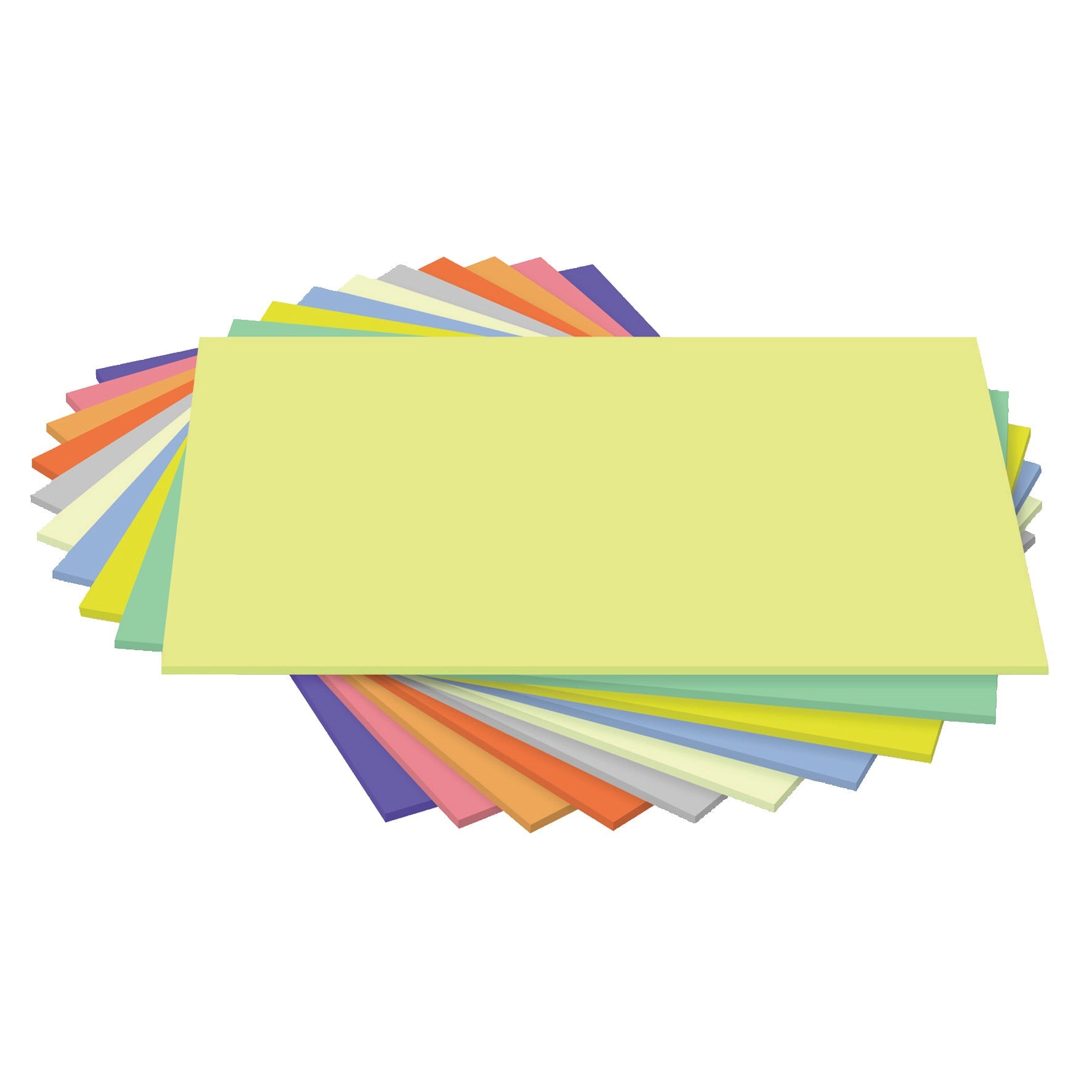 Value Card A4 10 Asst.Colours Pk100