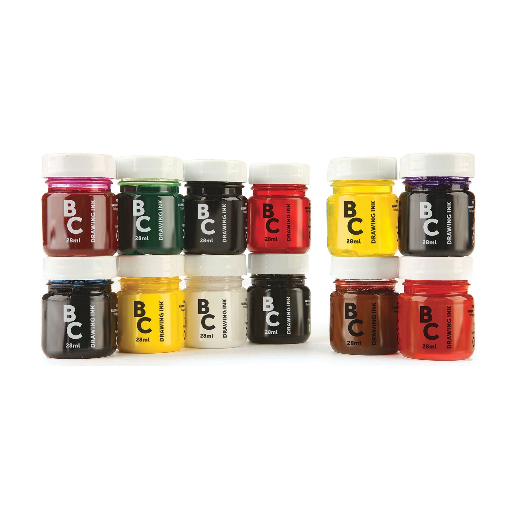 Drawing Inks Asst Cols 12X28Ml