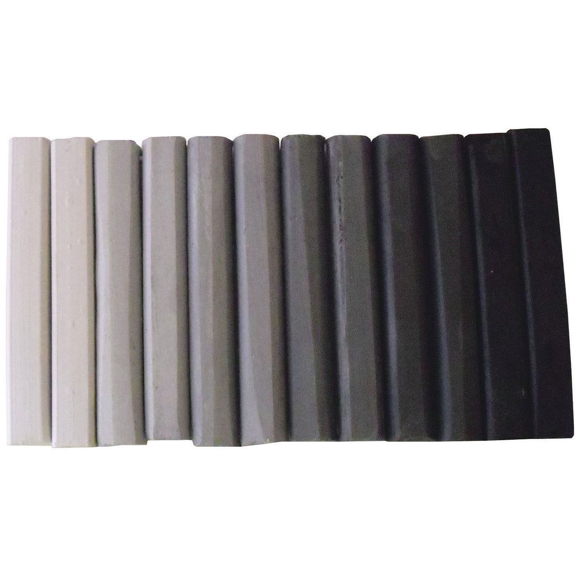 Pastels Soft Square Greytone Pk12