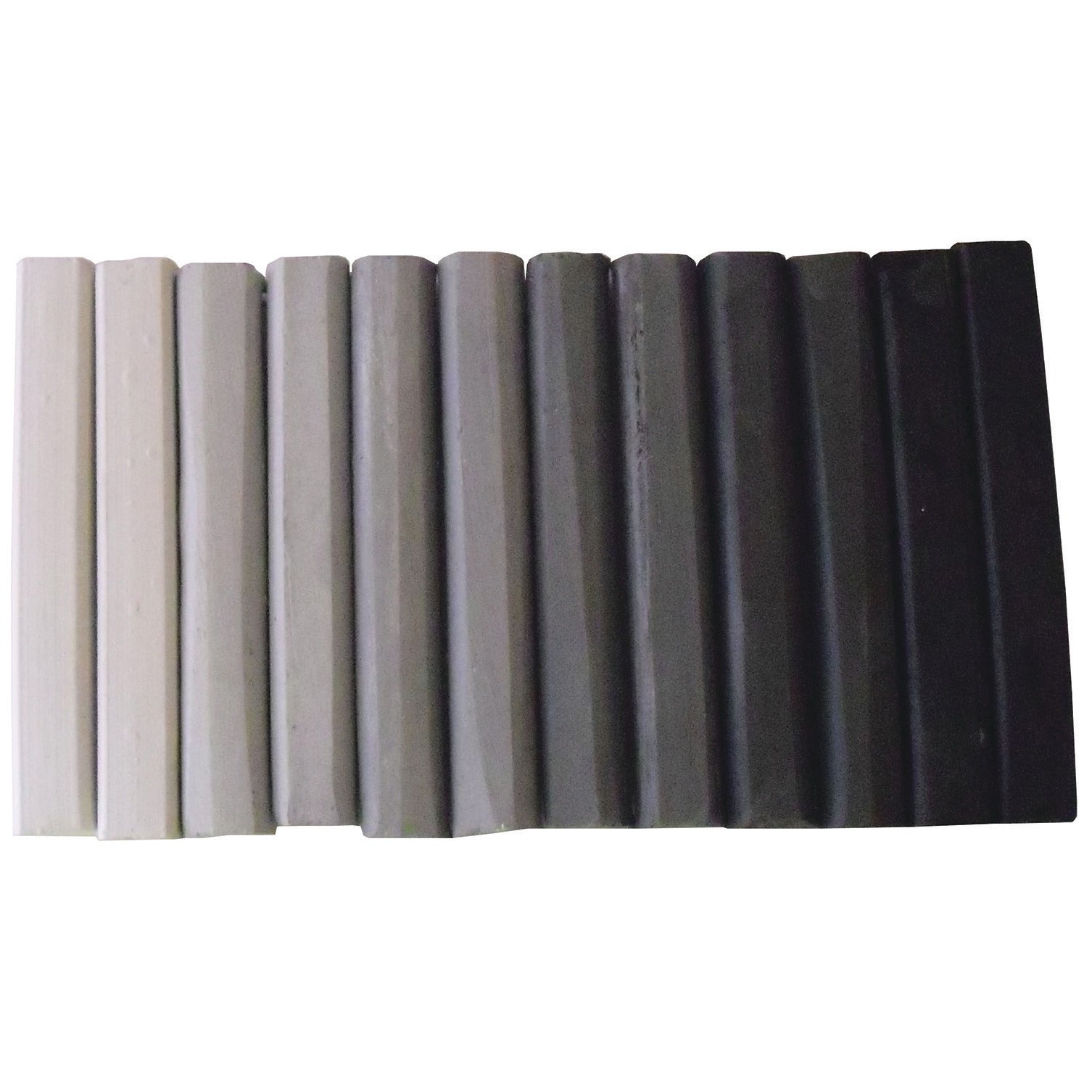 Pastels Soft Square Greytone Pk12