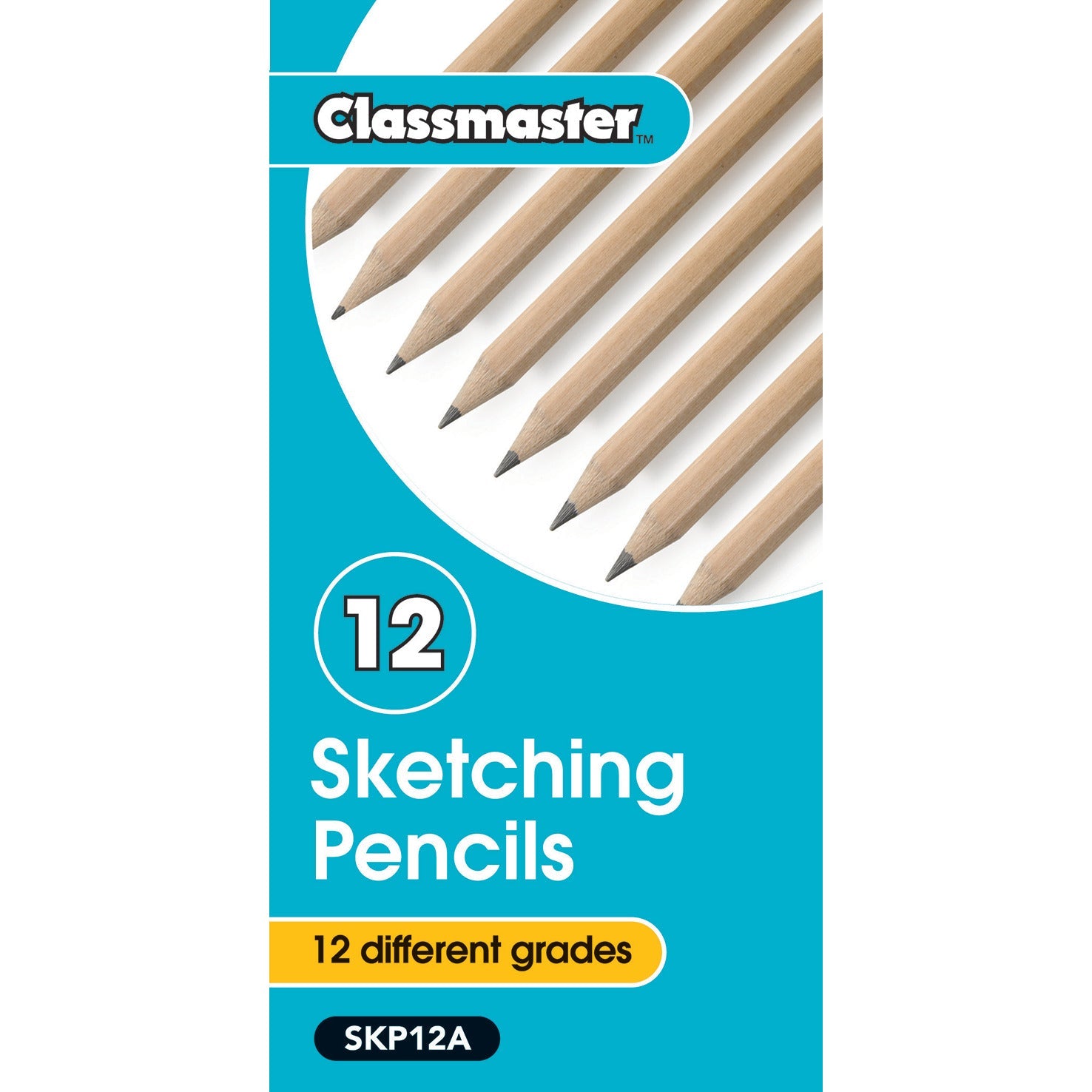 Pencil Sketch Graded 4H-6B Pk12
