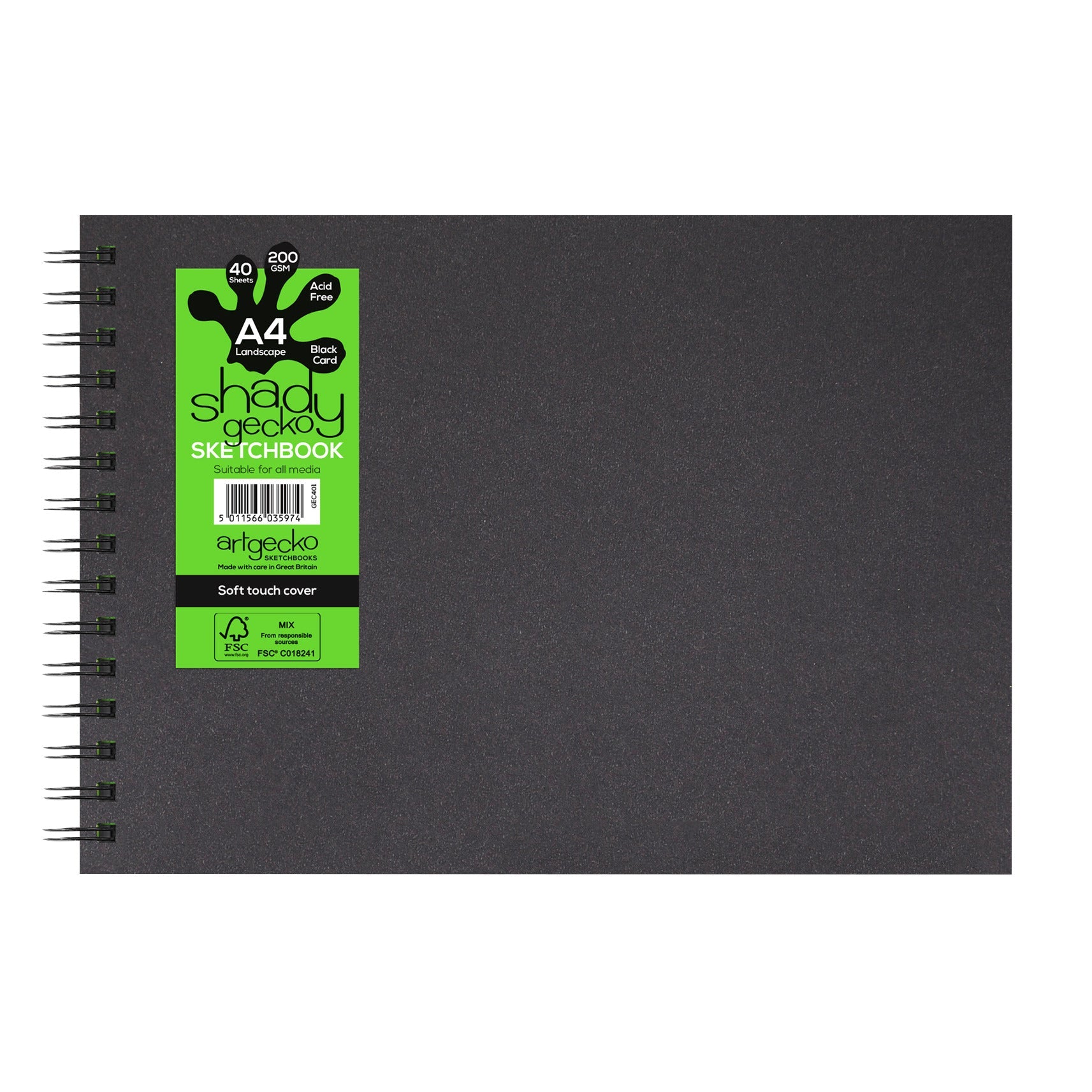 Sketch Bk Artgecko Shady A4L