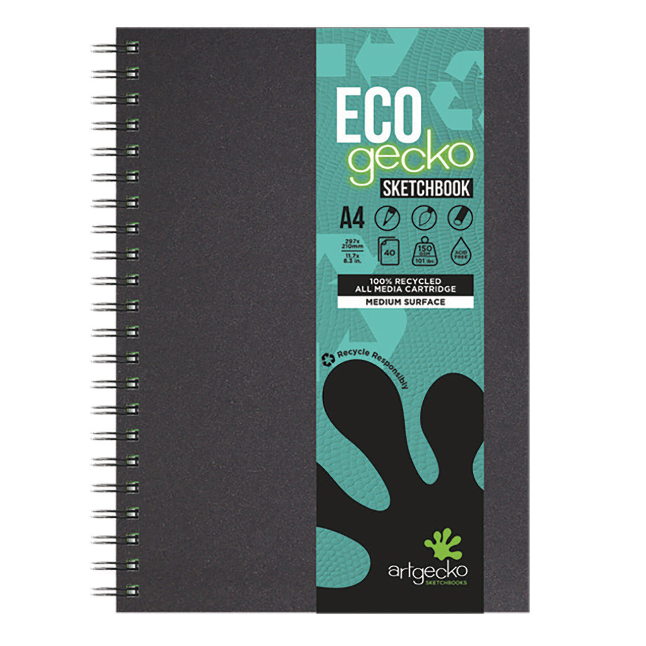 Sketchbook A4 Portrait Eco Recycled