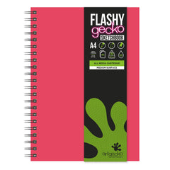 Sketchbook Flashygecko A4Red