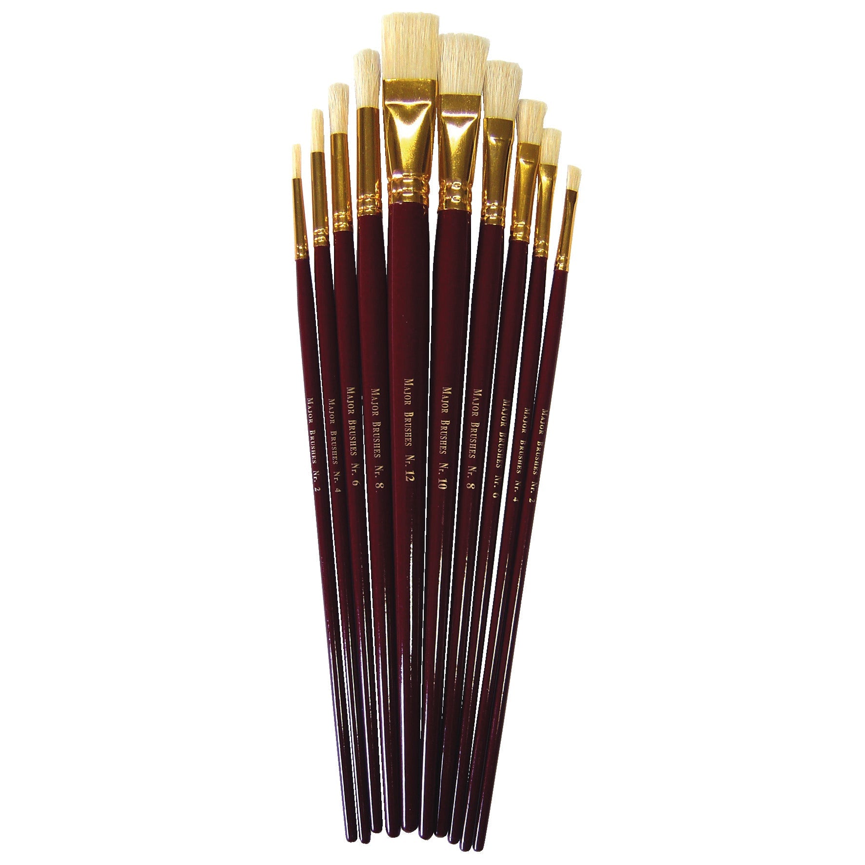 Paint Brush Hog Long Handle Pk10