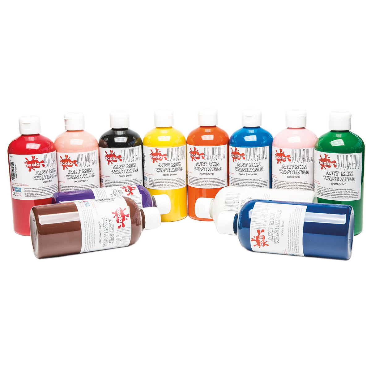 Paint Ready Mix Wash 500Ml Ass Pk12