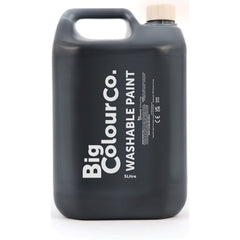 Paint Ready Mixed Washable 5L Black