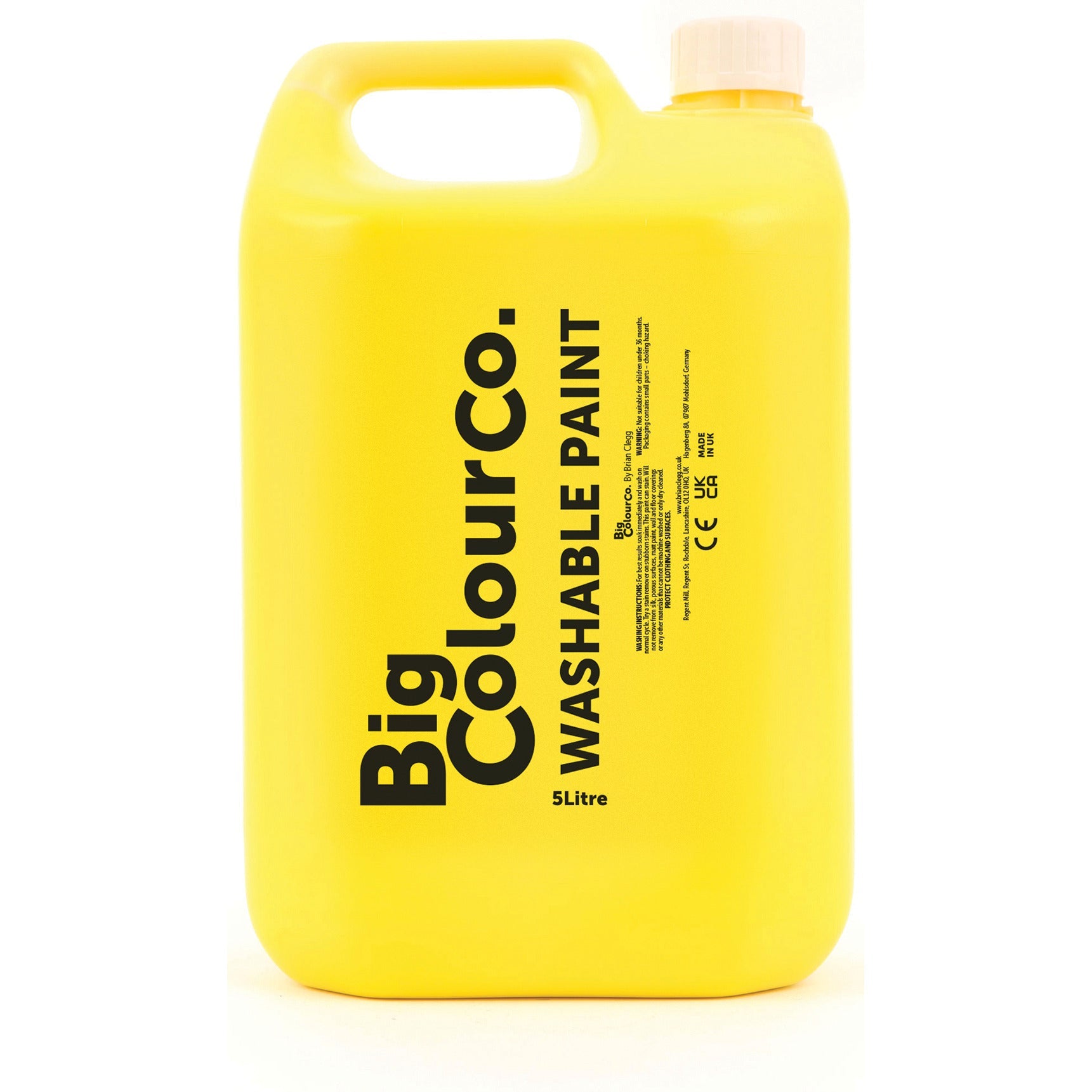 Paint Ready Mixed Washable 5L Yelow