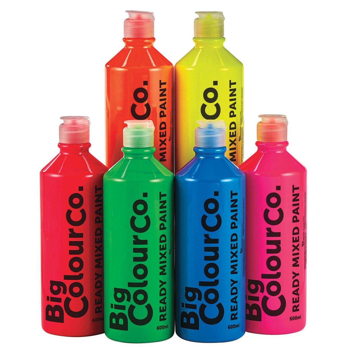 Paint Readymix Fluor-Col 600Ml Pk6