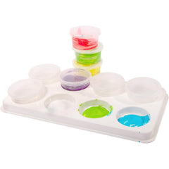 Pot Stand With Shallow Pots & Lids