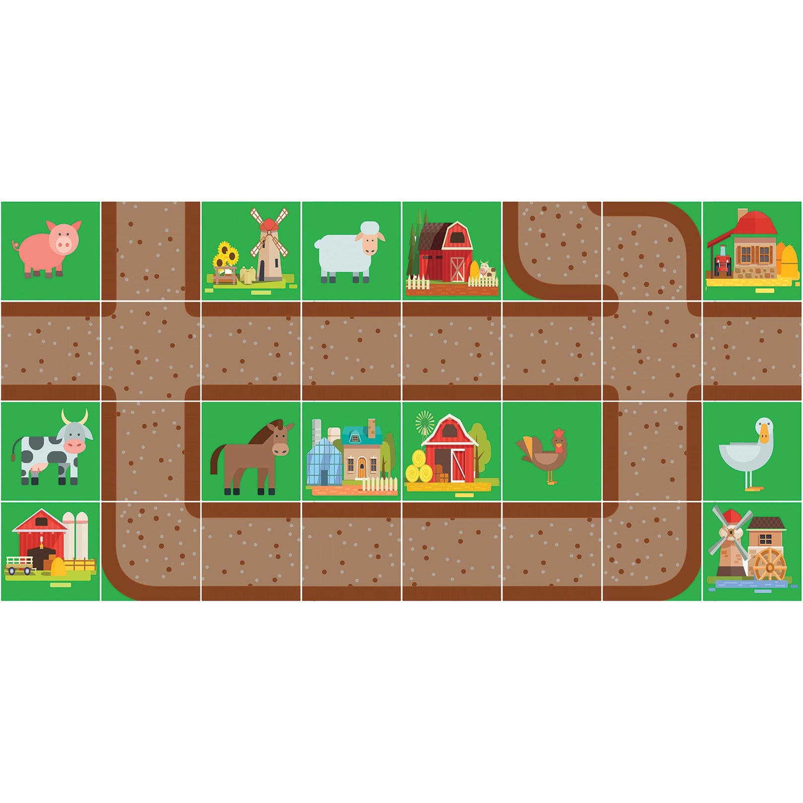 Farm Playmat 125Mm Robots