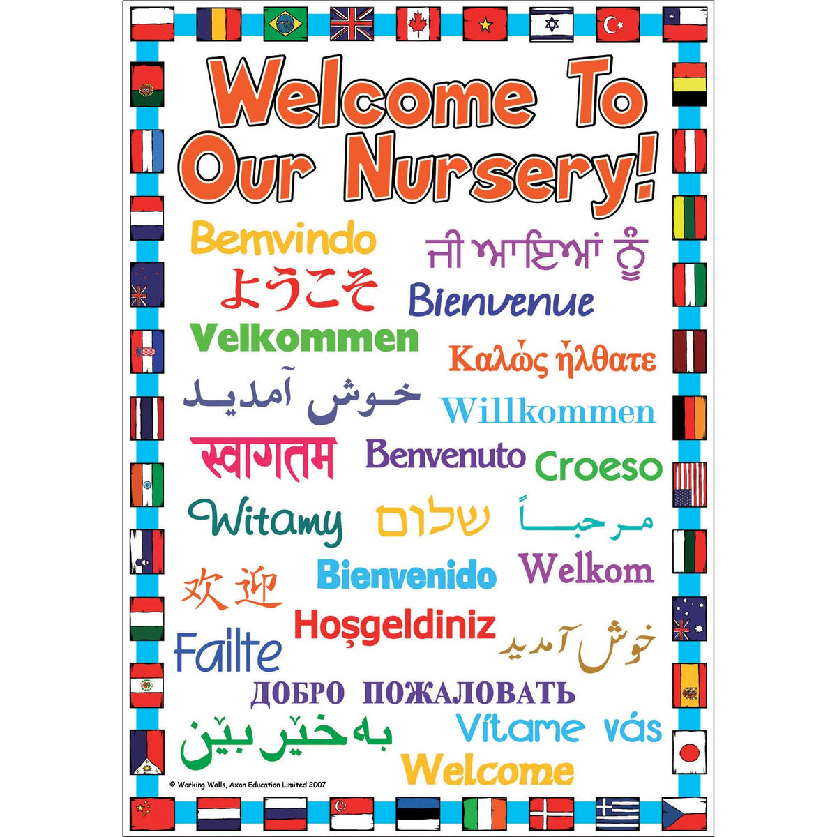 A3 Welcome To Our Nursery Poster