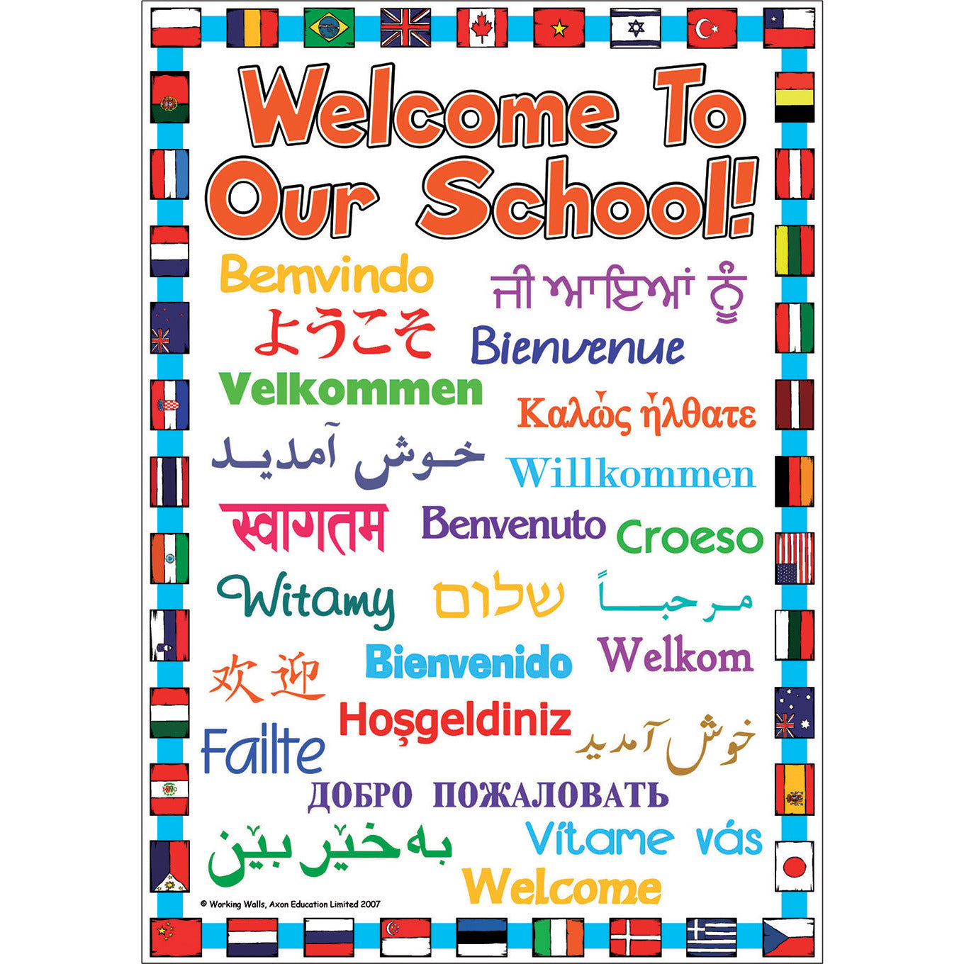 Poster A3 Welcome To Our School