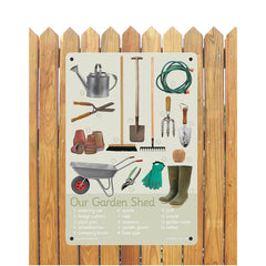 Our Garden Shed Outdoor Board