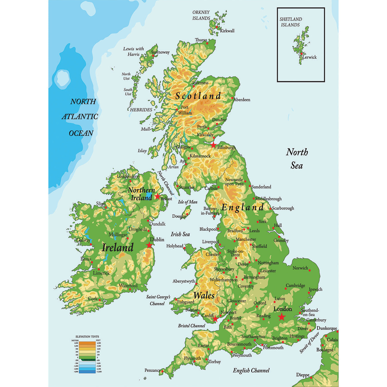 Vinyl-Banner British Isles