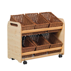 Tilt Tote Stor. Trol. +6 Cl Tubs
