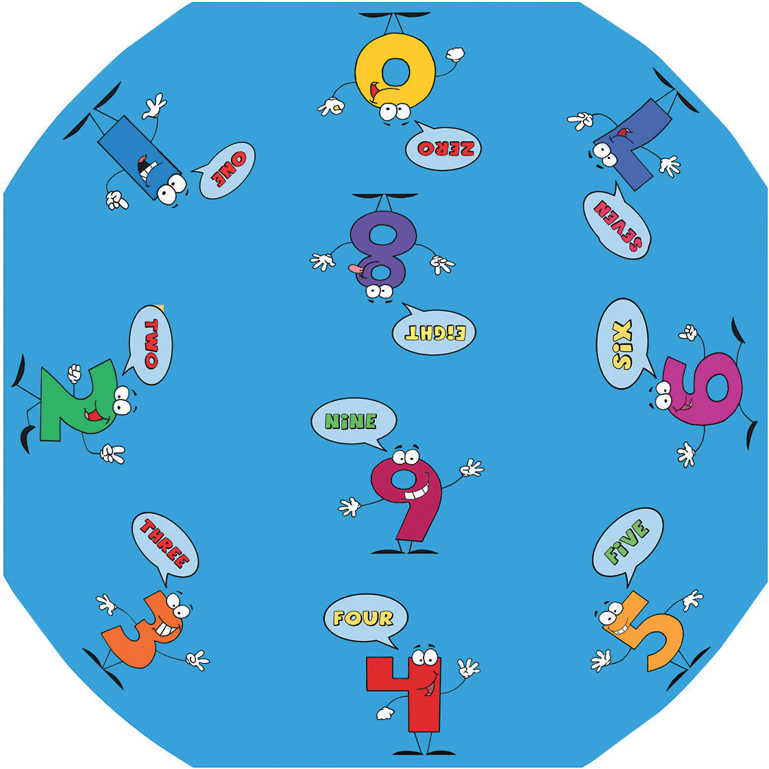 Junior Play Tray Mat 595 Numbers