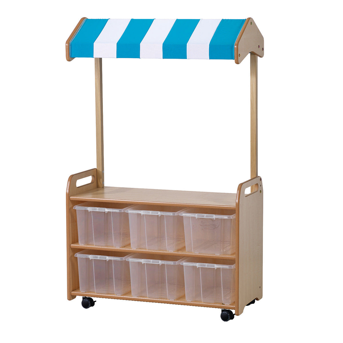 Mobile Tall+Shop Canopy+ 6 Baskets