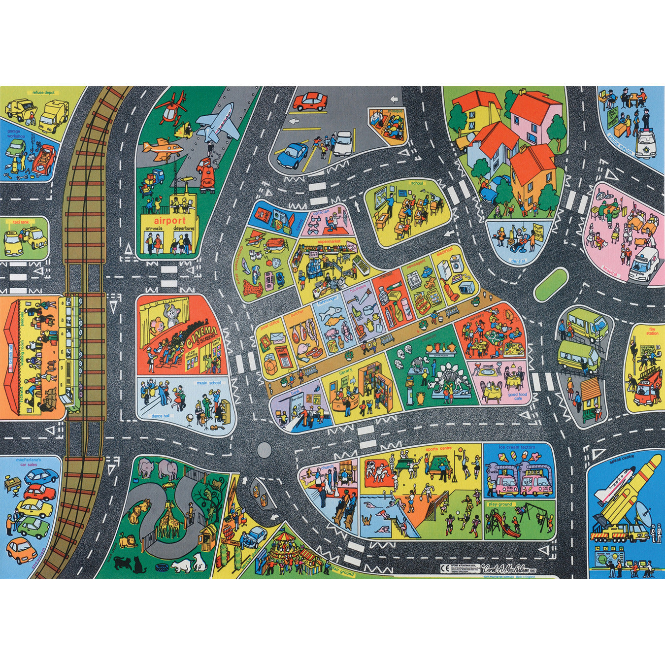 Occupations Playmat 1350X1000Mm