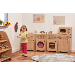 Stamford Kitchen - Beech Cooker