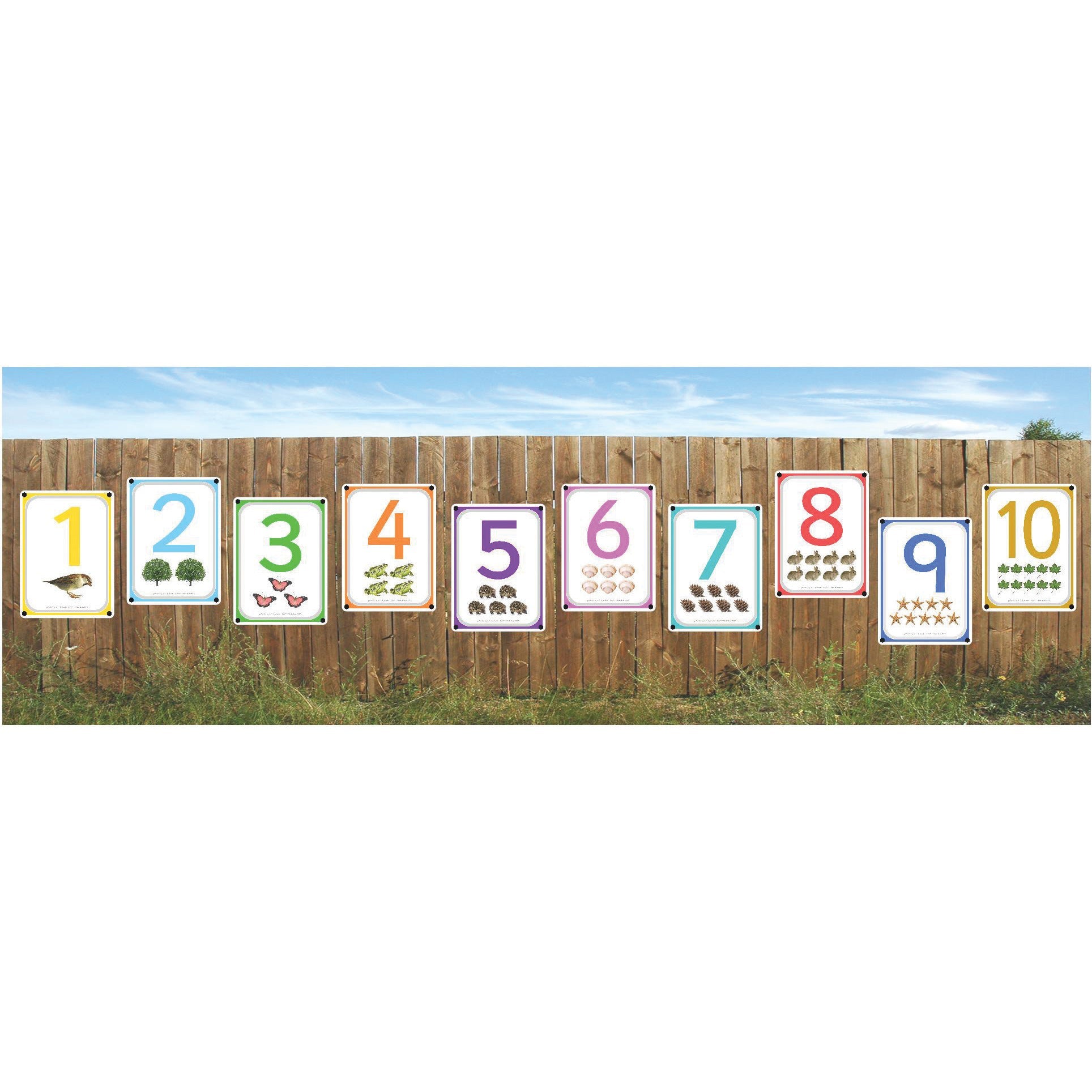 1 To 10 Photo Outdoor L-Board Set