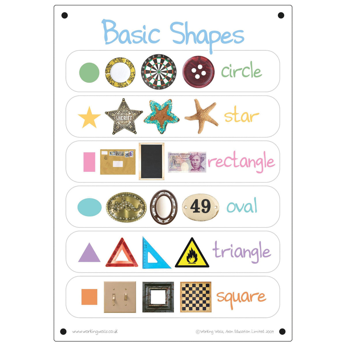 Basic Shapes A2 Outdoor L- Board