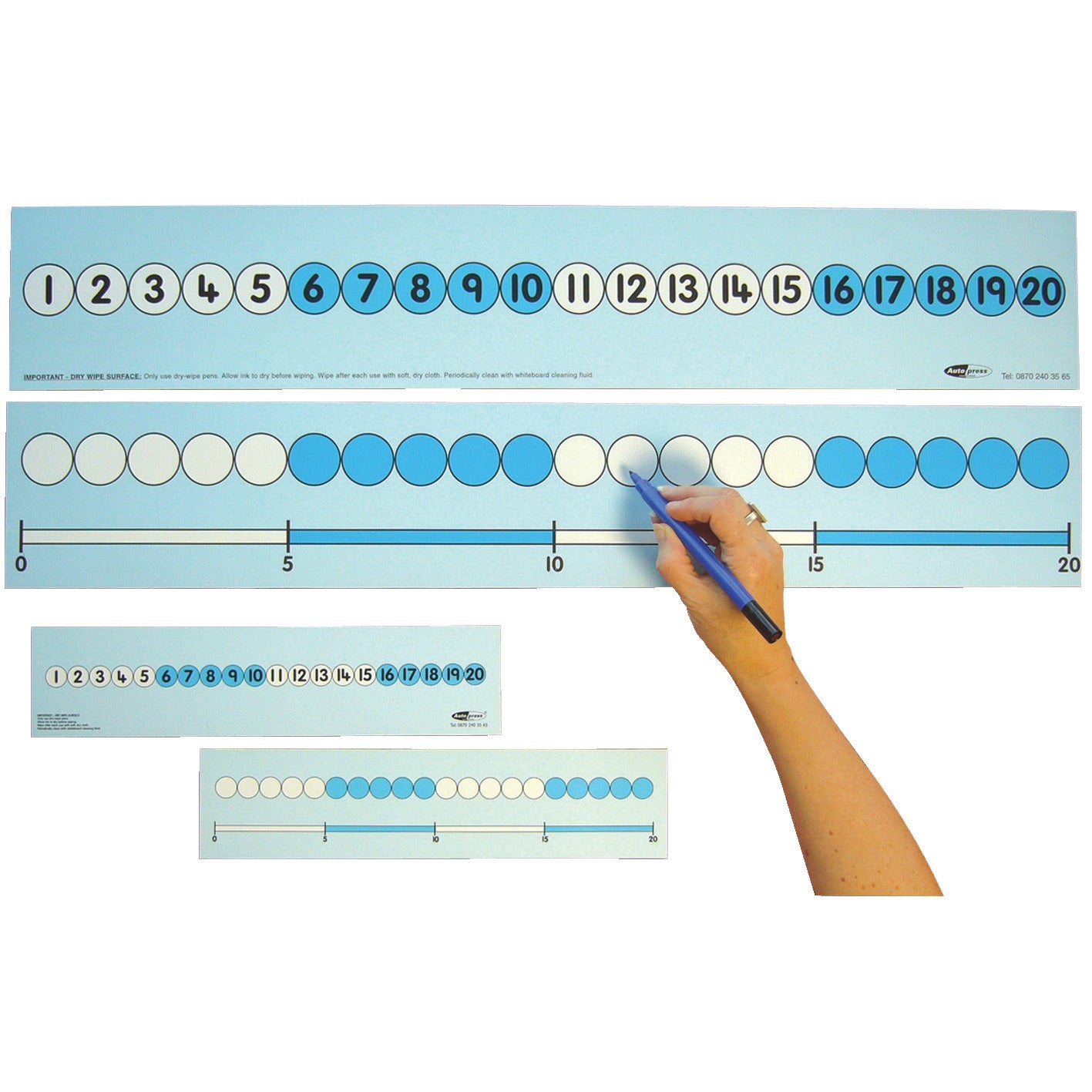 Child-'S 1-20 Number Track (30Cm)