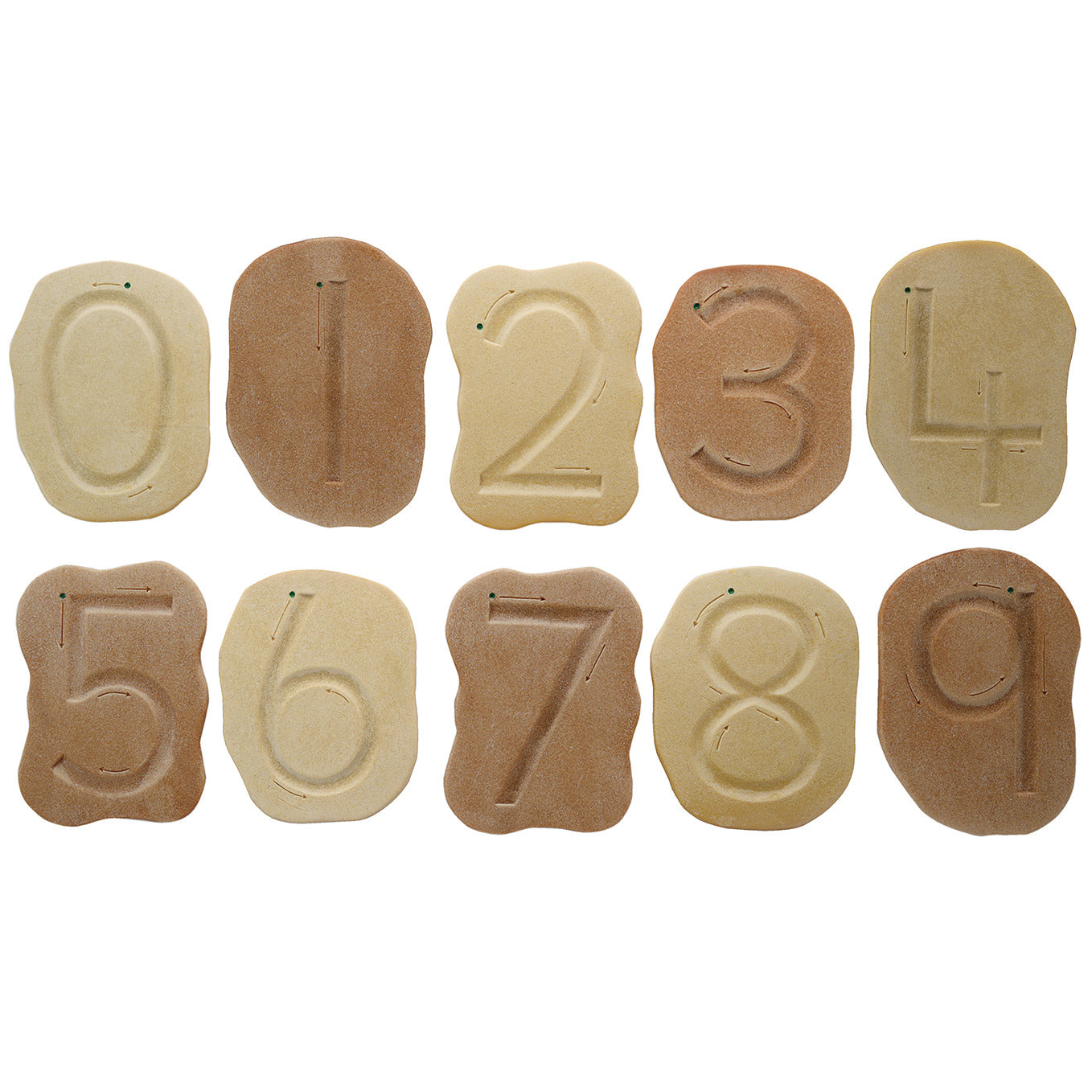 Feels-Write Number Stones Set10
