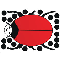Giant Ladybird + 20 Spots Magnetic