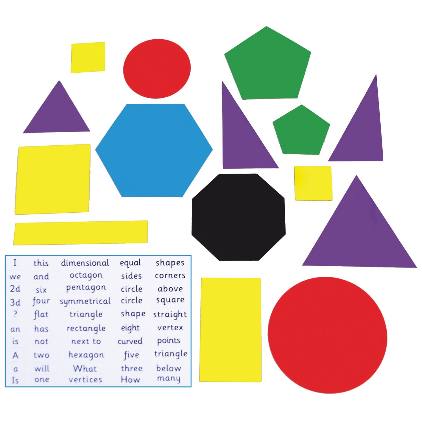 2d File Shape Magnetic 2D Shape Set | Eduplan International