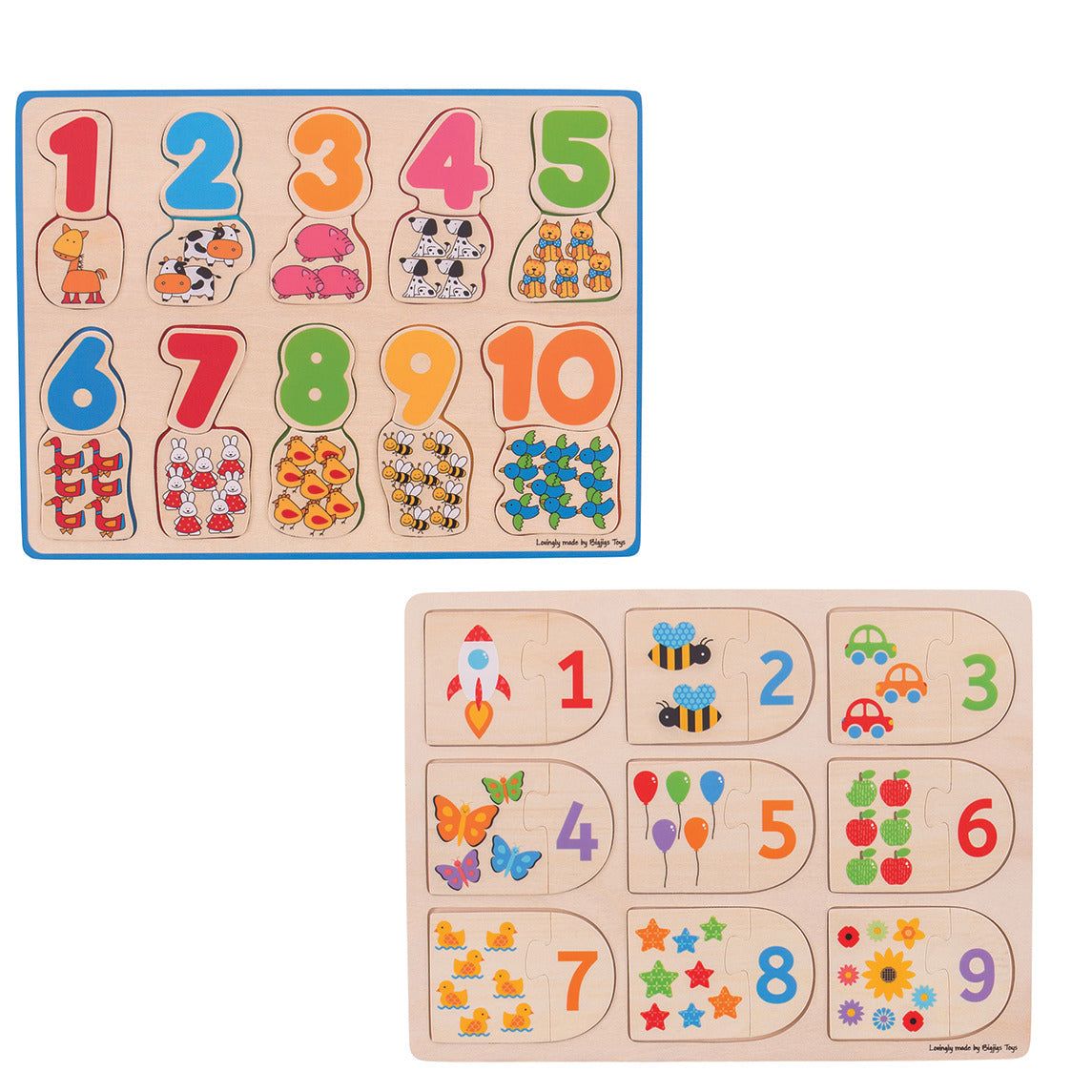Number Matching Puzzles Set Of 2